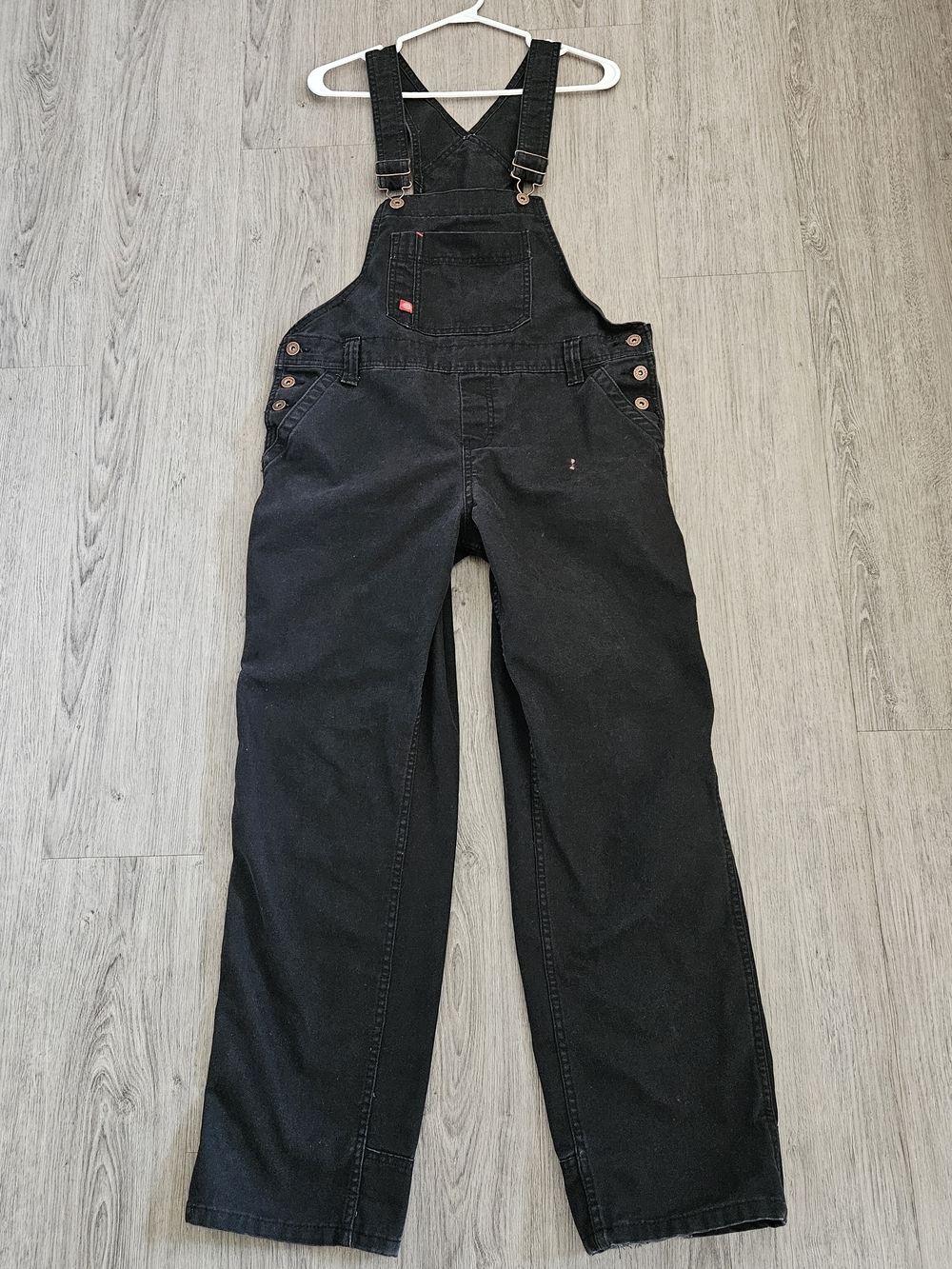 Dickies 30x30 Men's Black Denim Overalls